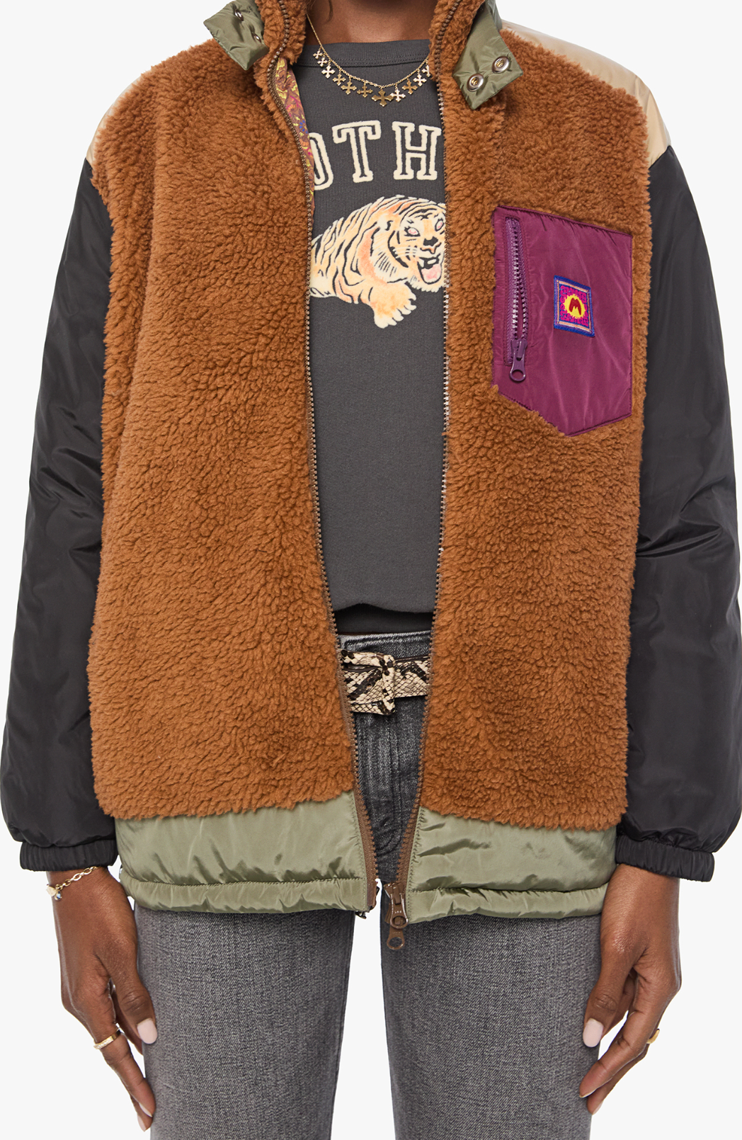 MOTHER THE TEDDY ZIP