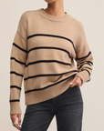Z SUPPLY BOYFRIEND STRIPED SWEATER