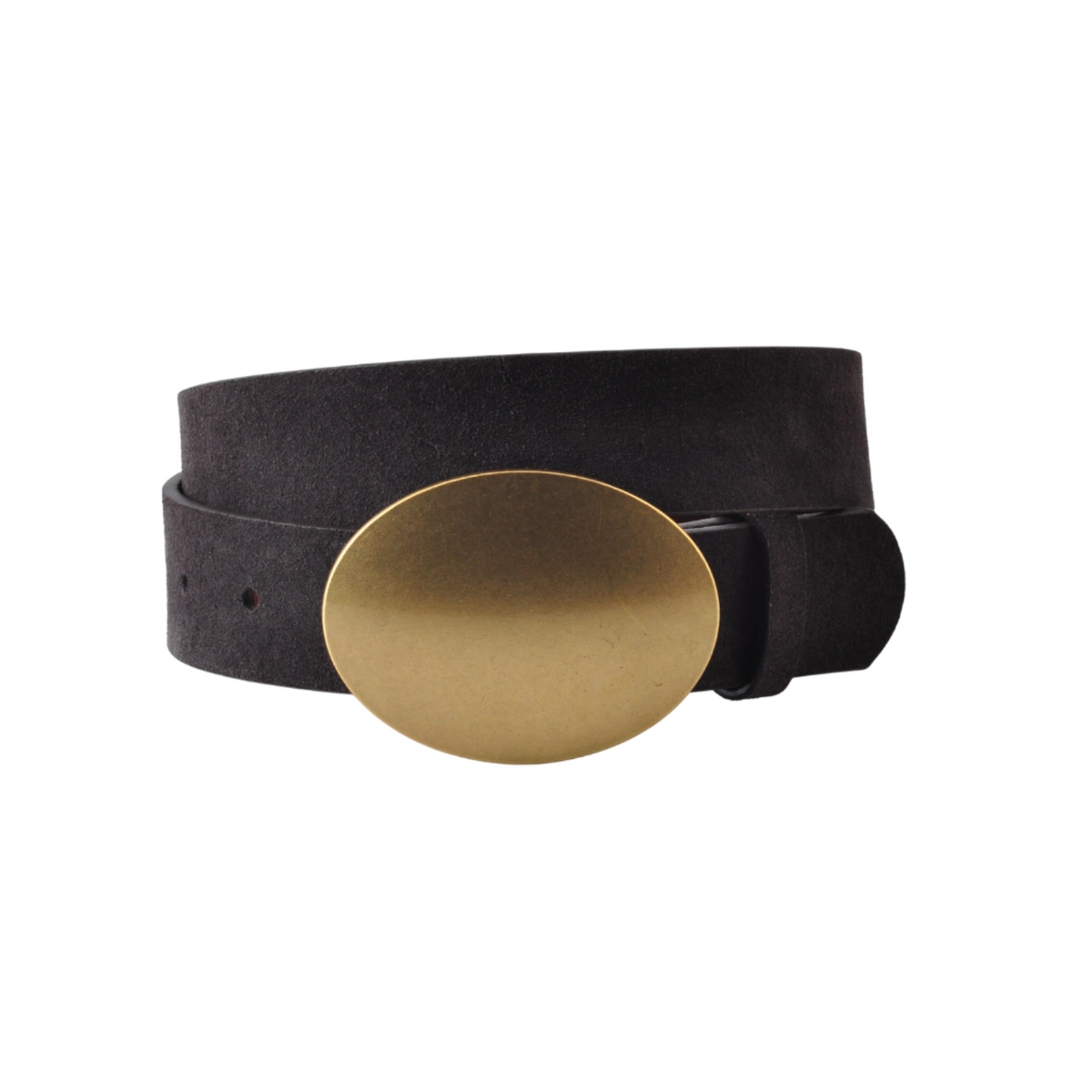 MOST WANTED USA SUEDE STRAP WITH HORIZONTAL OVAL BUCKLE