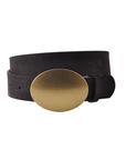 MOST WANTED USA SUEDE STRAP WITH HORIZONTAL OVAL BUCKLE