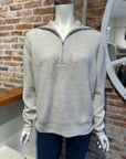 AUTUMN CASHMERE SHAKER 1/2 ZIP MOCK