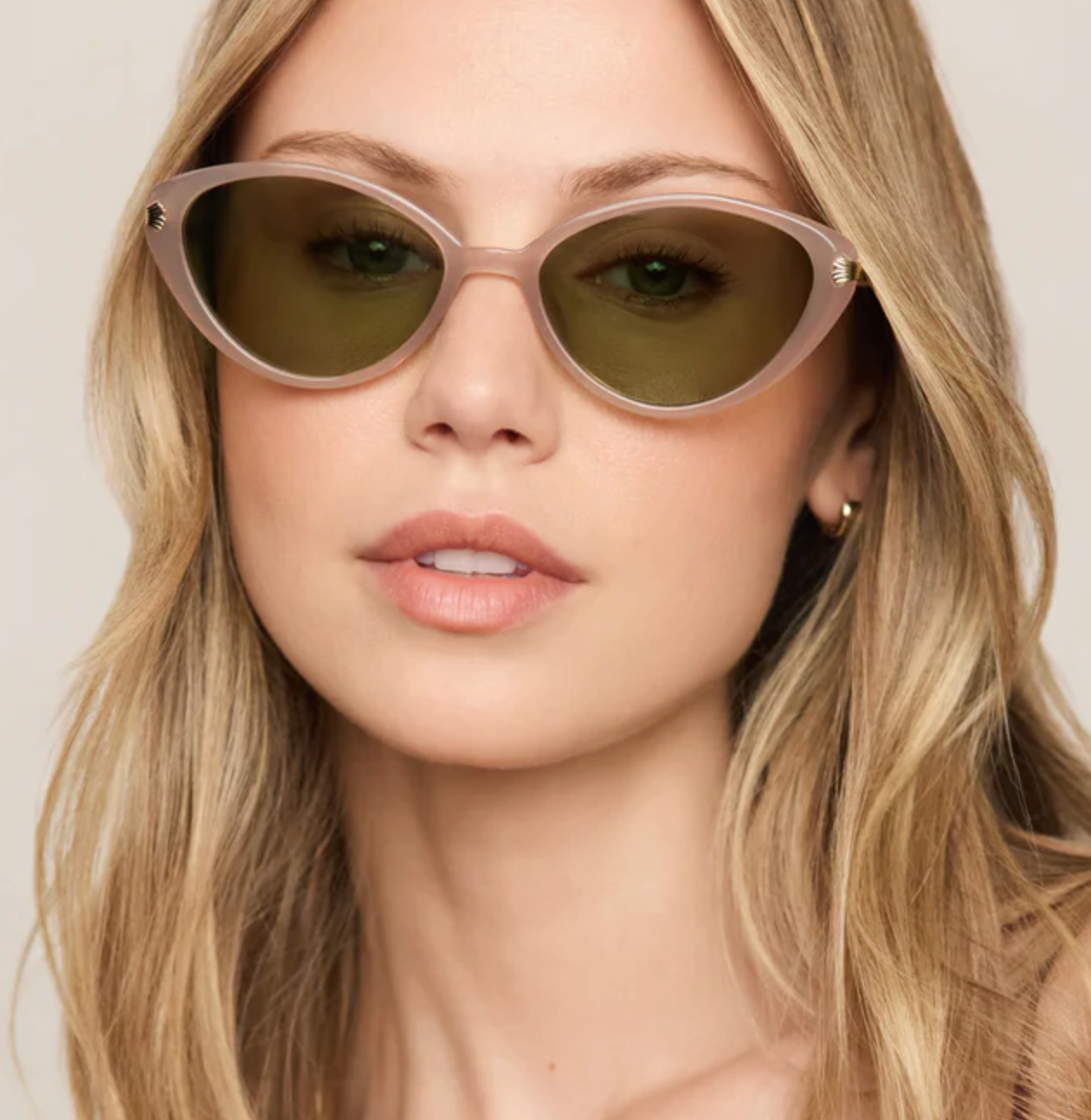 Z SUPPLY PALERMO SUNGLASSES - SANDSHELL/GREY