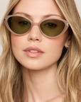 Z SUPPLY PALERMO SUNGLASSES - SANDSHELL/GREY