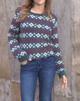 WOODEN SHIPS SHRUNKEN FAIR ISLE CREW CHUNKY