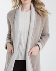 ALASHAN CASHMERE MERINO REVERSIBLE SHAWL JACKET