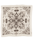 MAISON LECOMTE FLAMENT WOOL & CASHMERE BANDANA SCARF