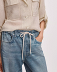 RAG & BONE RB MIRAMAR DRAWSTRING WIDE-LEG PANT