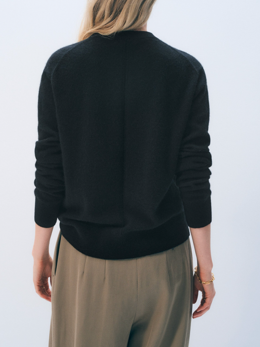 WHITE &amp; WARREN CASHMERE CREW