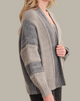 525 AMERICA EVERLY MIXED MARL COCOON CARDIGAN