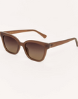 Z SUPPLY GOLDEN HOUR SUNGLASSES - TAUPE/GRADIENT