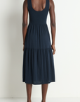 NATION CLEMENTINE MIDI DRESS
