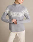 ALASHAN 100% CASHMERE LOVELAND FAIR ISLE W/ ANGORA