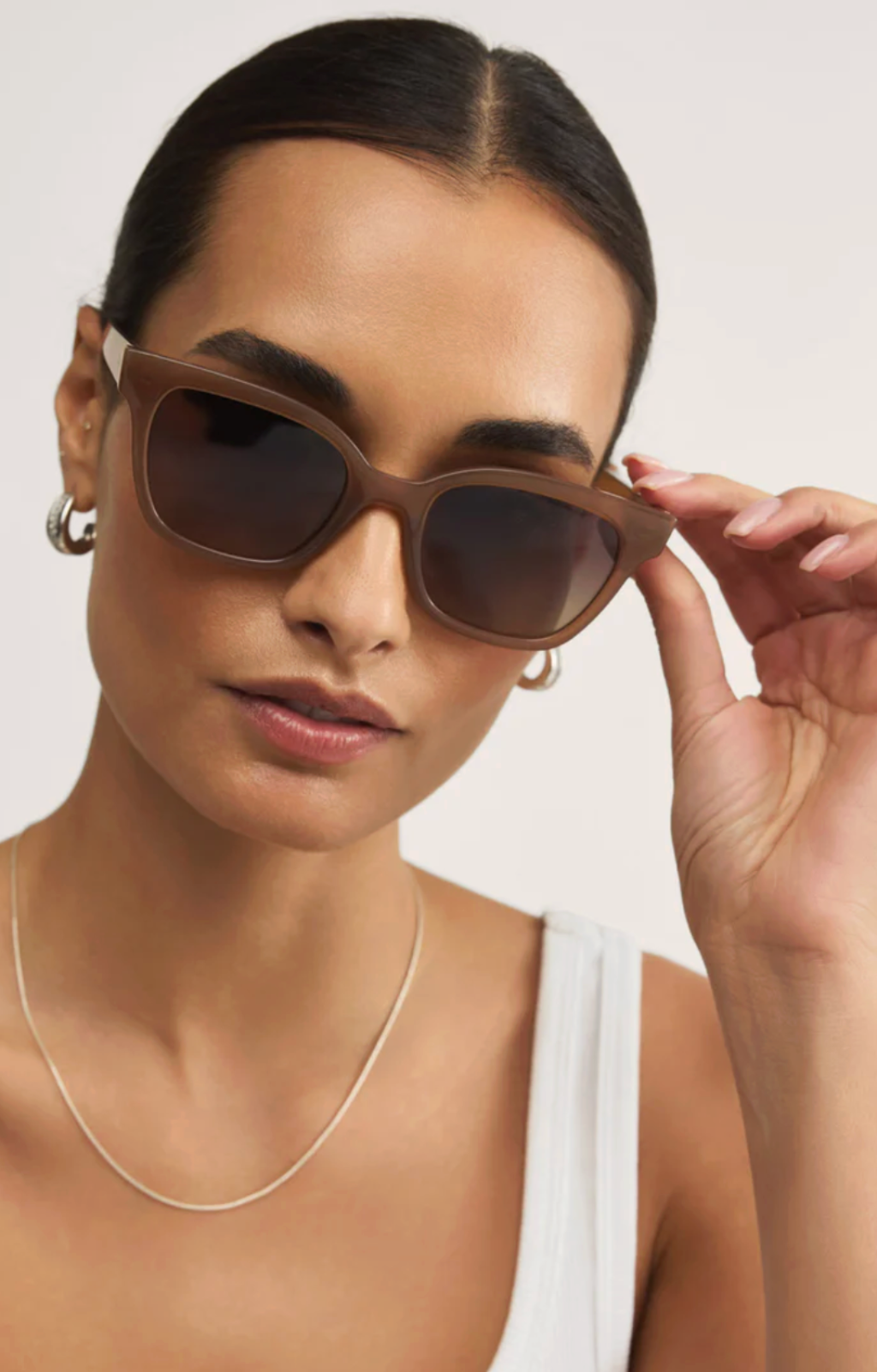 Z SUPPLY HIGH TIDE SUNGLASSES - TAUPE/GRADIENT