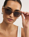 Z SUPPLY HIGH TIDE SUNGLASSES - TAUPE/GRADIENT