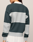 Z SUPPLY STUDY BREAK POLO SWEATSHIRT