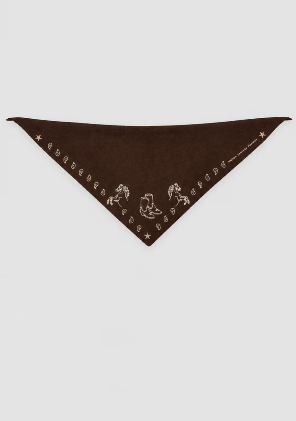 MAISON LECOMTE FLAMENT TRIANGLE MERINOS RODEO