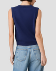 FRENCH CONNECTION WILLA KNIT V-NECK VEST