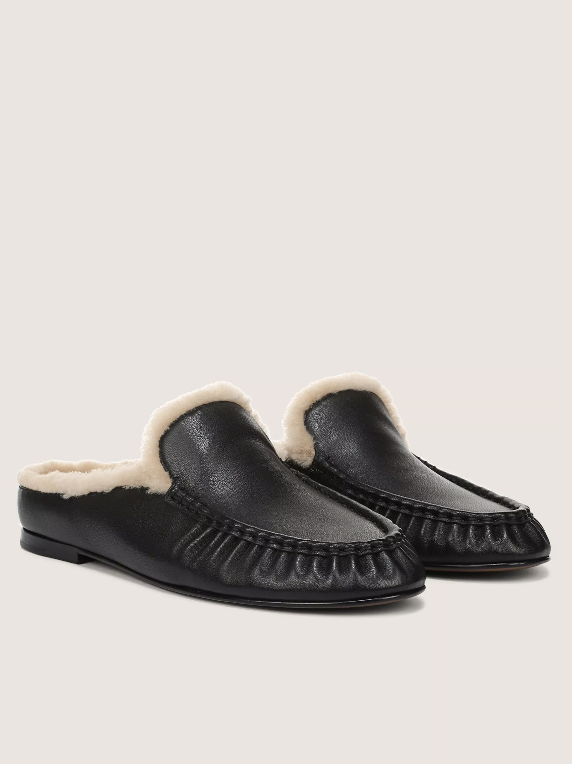 VINCE TEVIN SHEARLING MULE