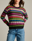 LISA TODD HYPE THE STRIPE SWEATER