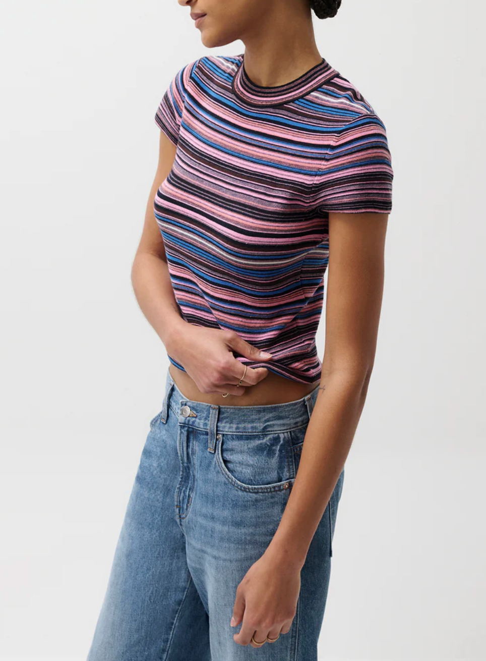 PISTOLA SELENE SHORT SLEEVE SWEATER TEE