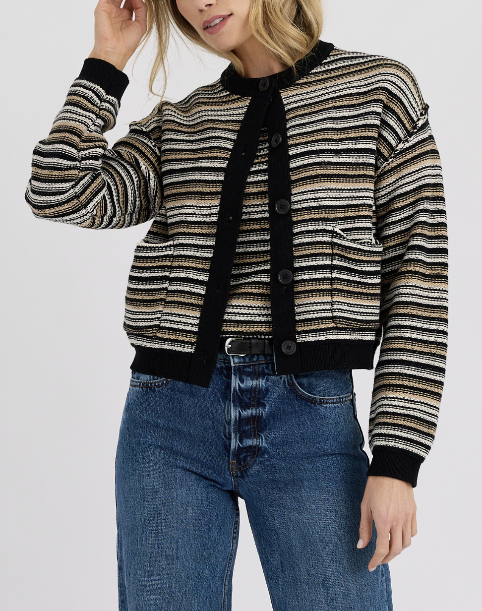 STITCHES + STRIPES MALONEY CARDIGAN