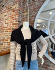 WHITE & WARREN CASHMERE TRIANGLE SCARF