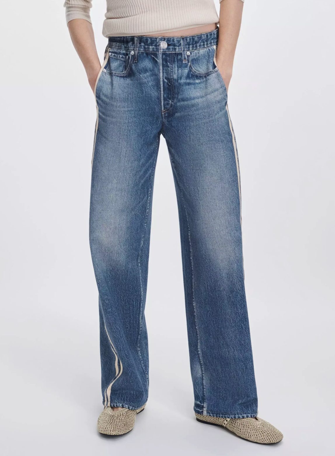 RAG &amp; BONE RB MIRAMAR TERRY TRACK PANT