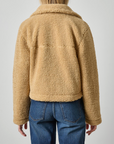 LILLA P SHERPA COLLARED JACKET