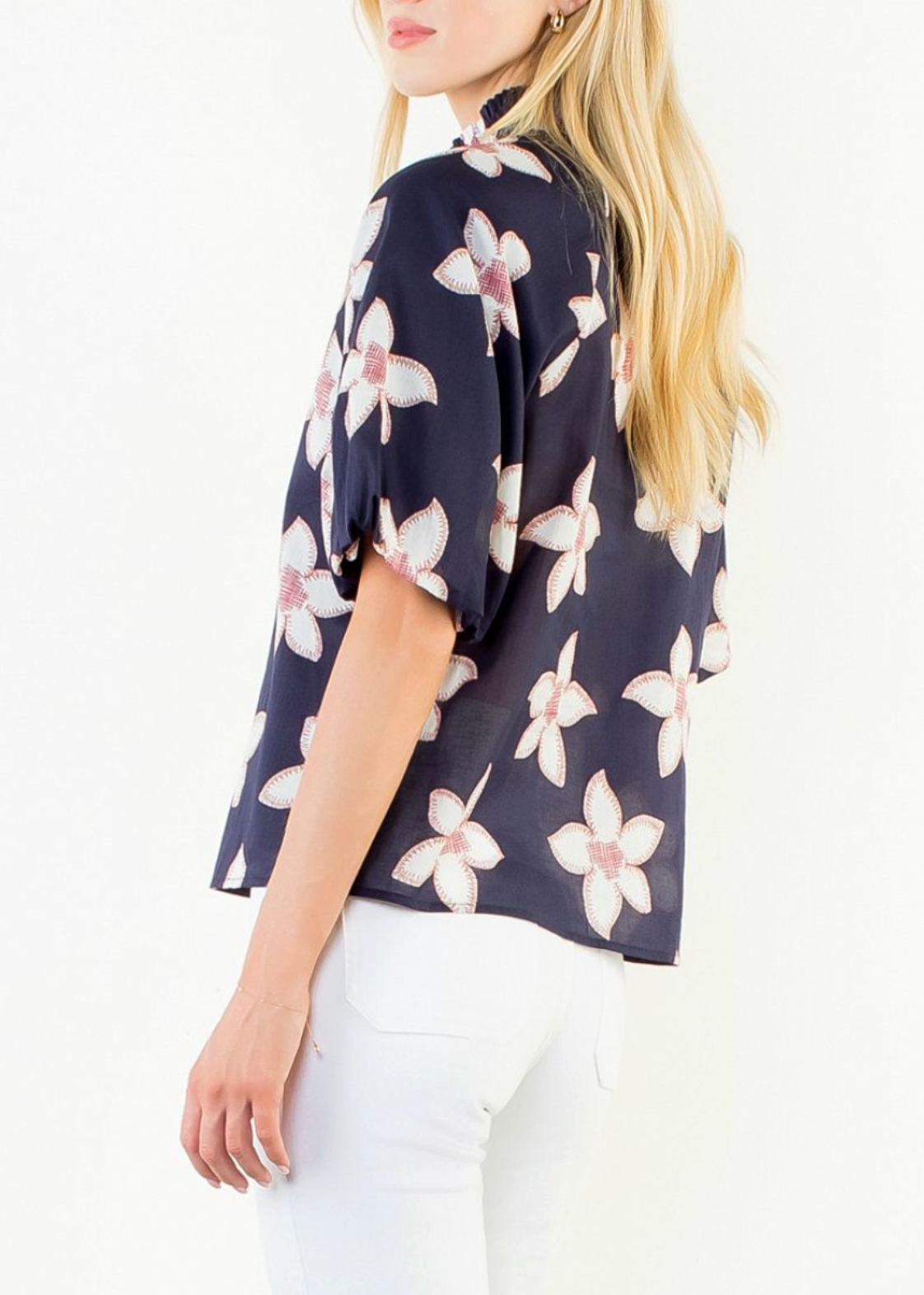 THML MALLORY PUFF SLEEVE TOP