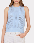 AUTUMN CASHMERE TEXTURE STITCH HALTER W/ FRONT DETAIL