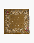 CHAN LUU EMBROIDERED FLORAL BANDANA