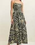 Z SUPPLY BAYSIDE TOVA PALM MIDI DRESS