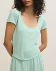 Z SUPPLY FLOWER MARKET SOFT KNIT TEE