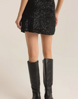 Z SUPPLY CIERA SEQUIN MINI SKIRT