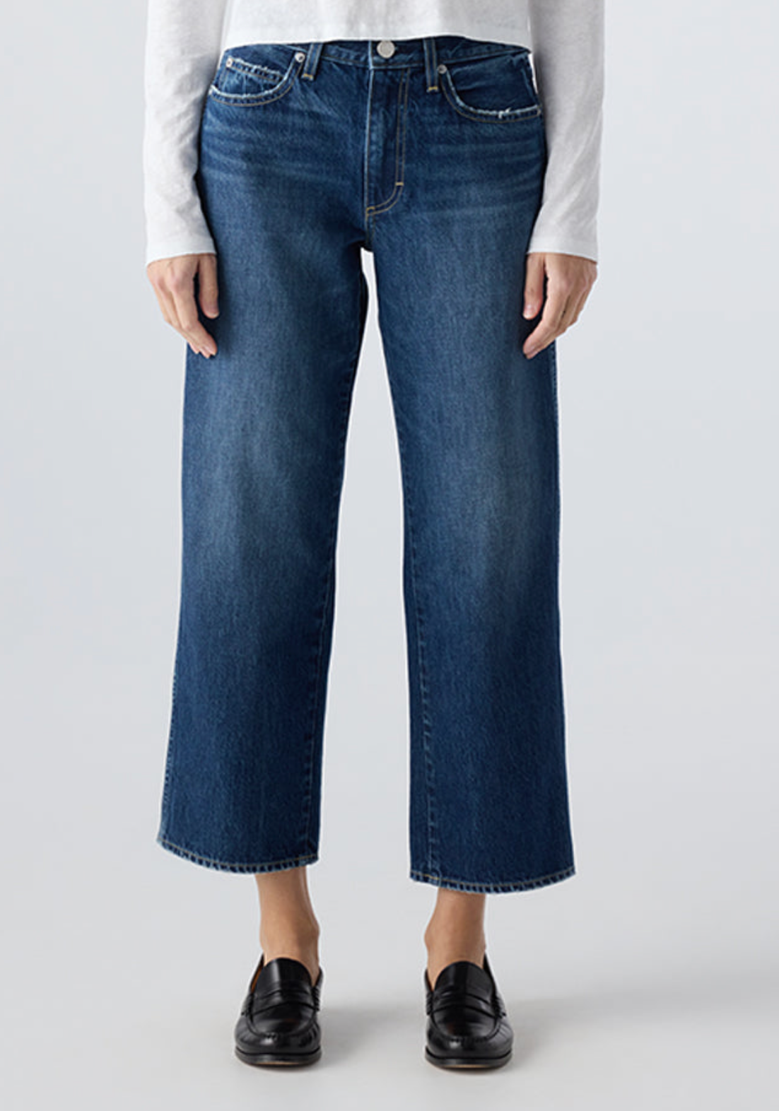 AMO BILLIE CROPPED WIDE STRAIGHT