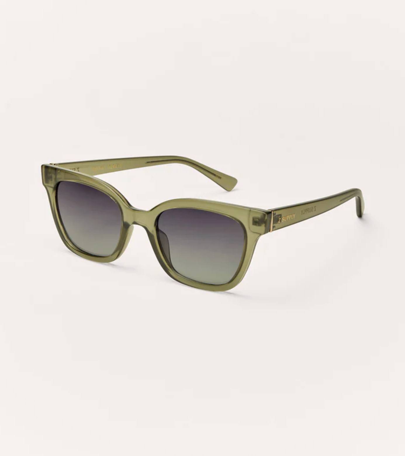 Z SUPPLY HIGH TIDE SUNGLASSES - OLIVE/GRADIENT