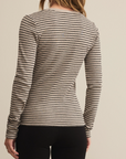 Z SUPPLY STELLA STRIPE MODAL RIB HENLEY