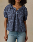 FAHERTY VOILE LETTIE TOP