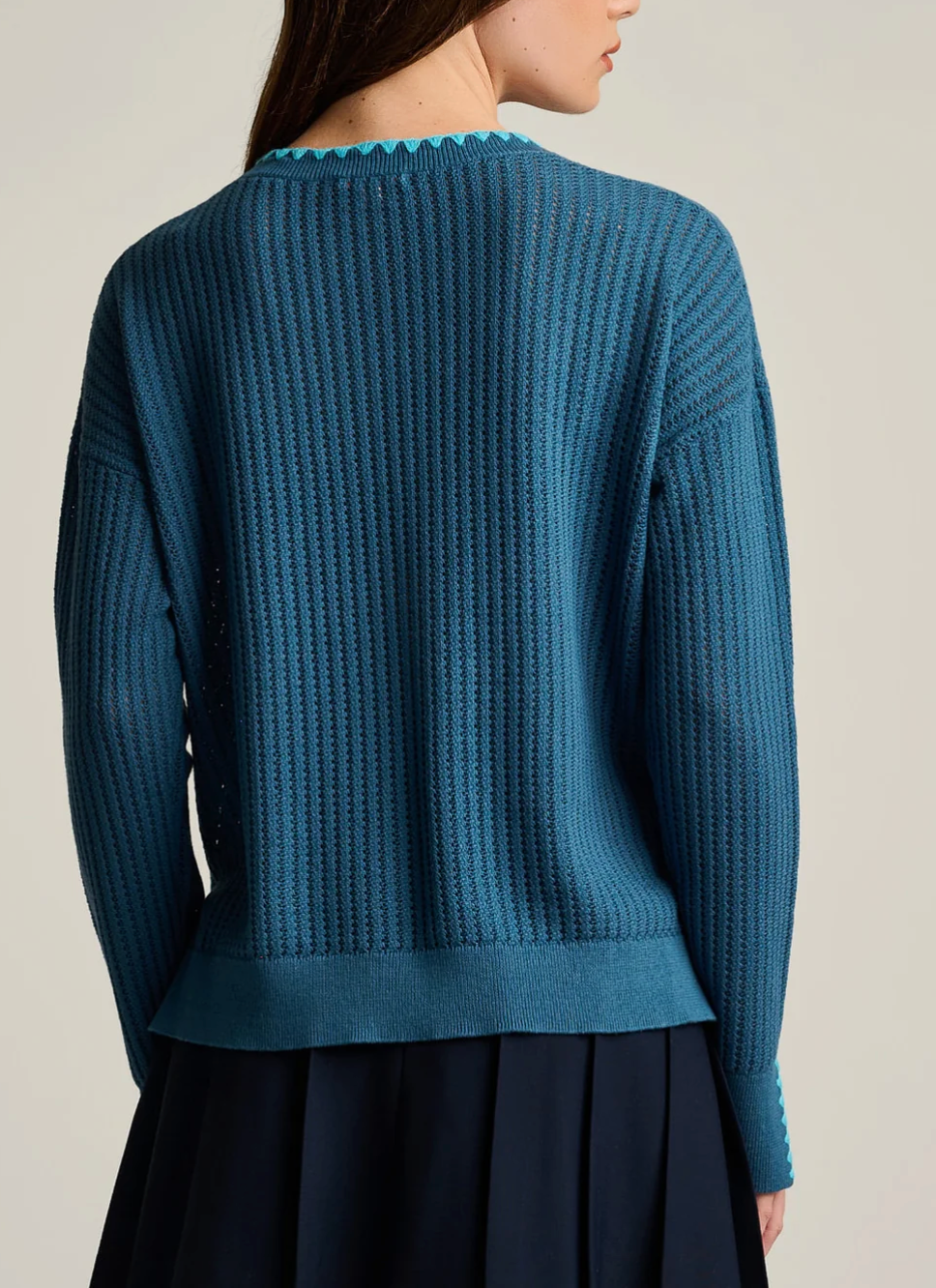 LISA TODD POWER STITCH SWEATER