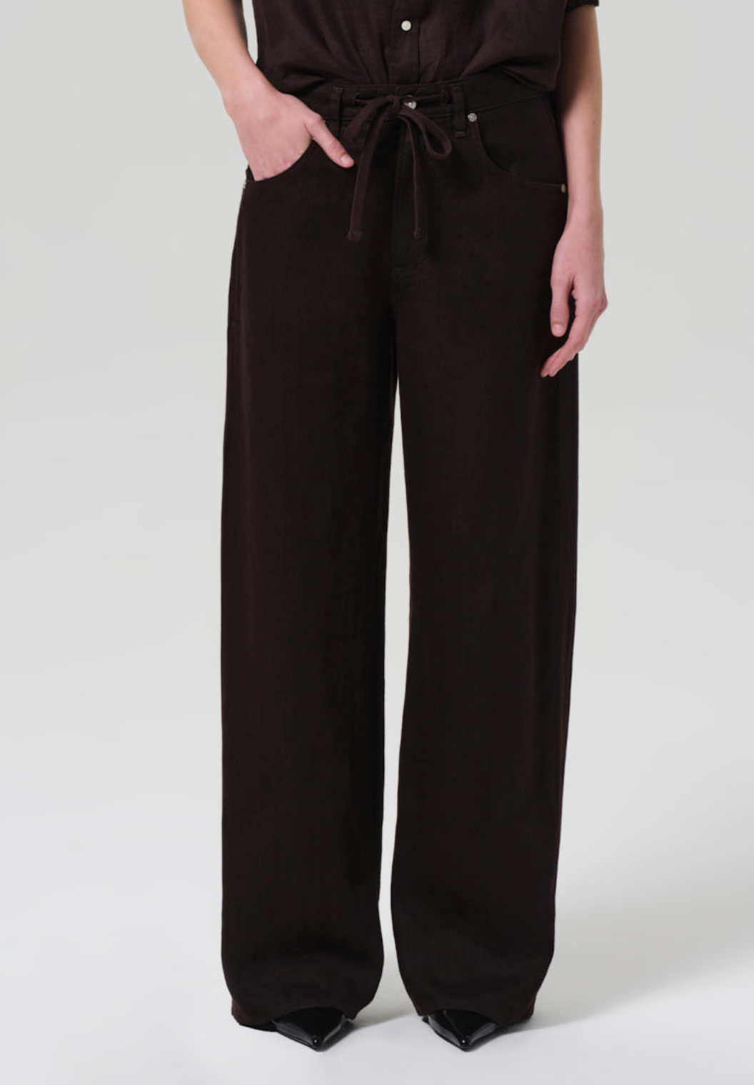 【CITIZENS OF HUMANITY】BRYNN TROUSER Brynn Drawstring Trouser in Blue Lace – Citizens of Humanity