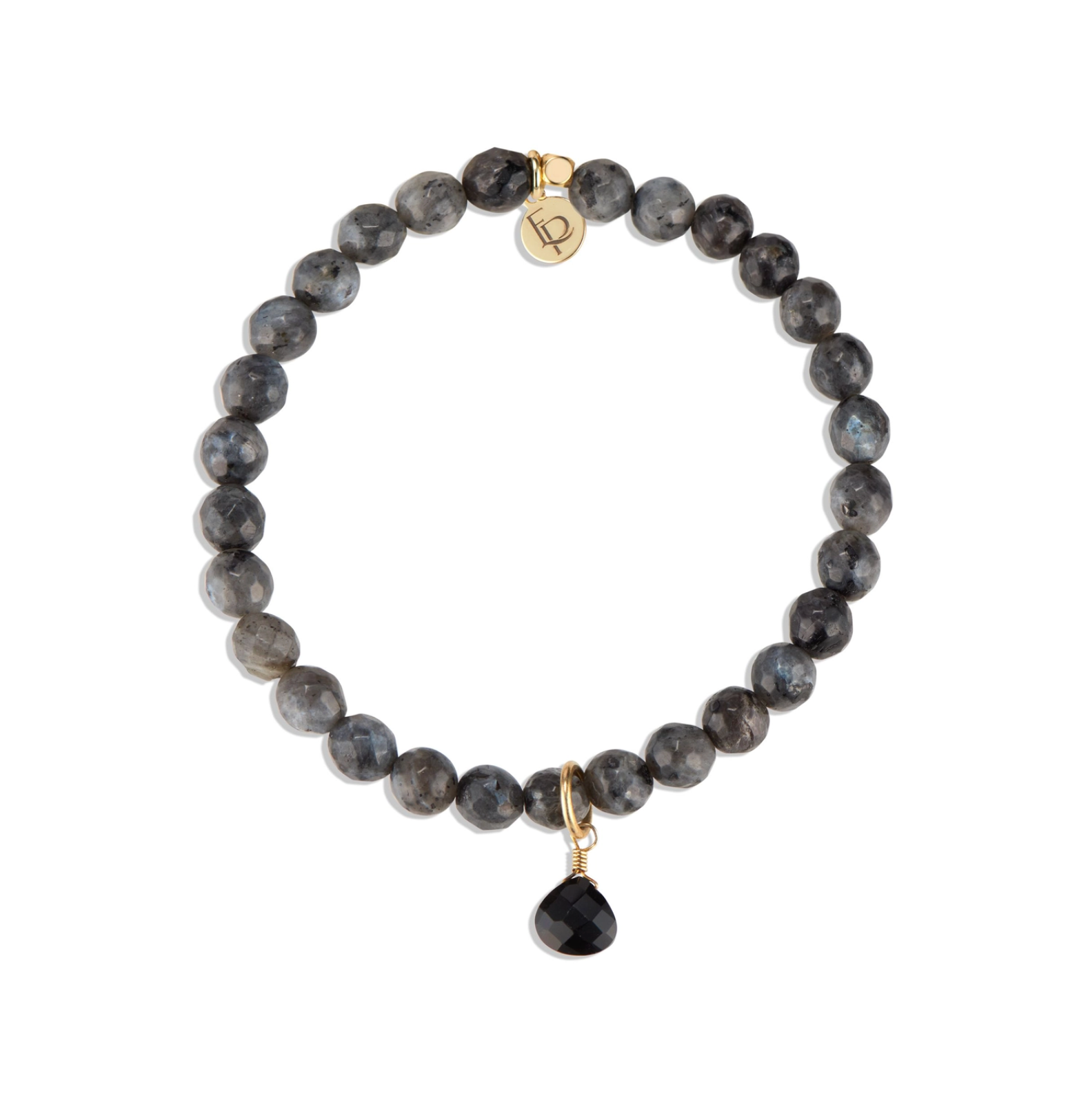 ELLI PARR ROYAL GEMSTONE BRACELET- BLACK LABRADORITE