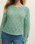 Z SUPPLY HULLEN CROCHET SWEATER