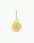 GORJANA EVIL EYE COIN STATEMENT CHARM