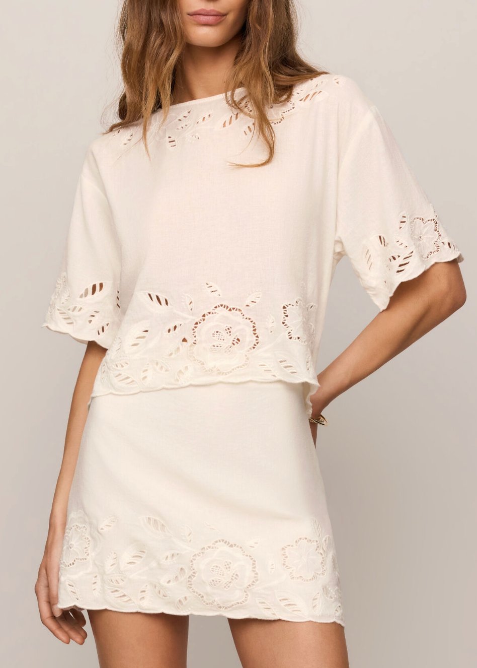 Z SUPPLY DAYA EMBROIDERED TOP