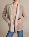 ALASHAN 100% MERINO BRIDGET REVERSIBLE SHAWL JACKET