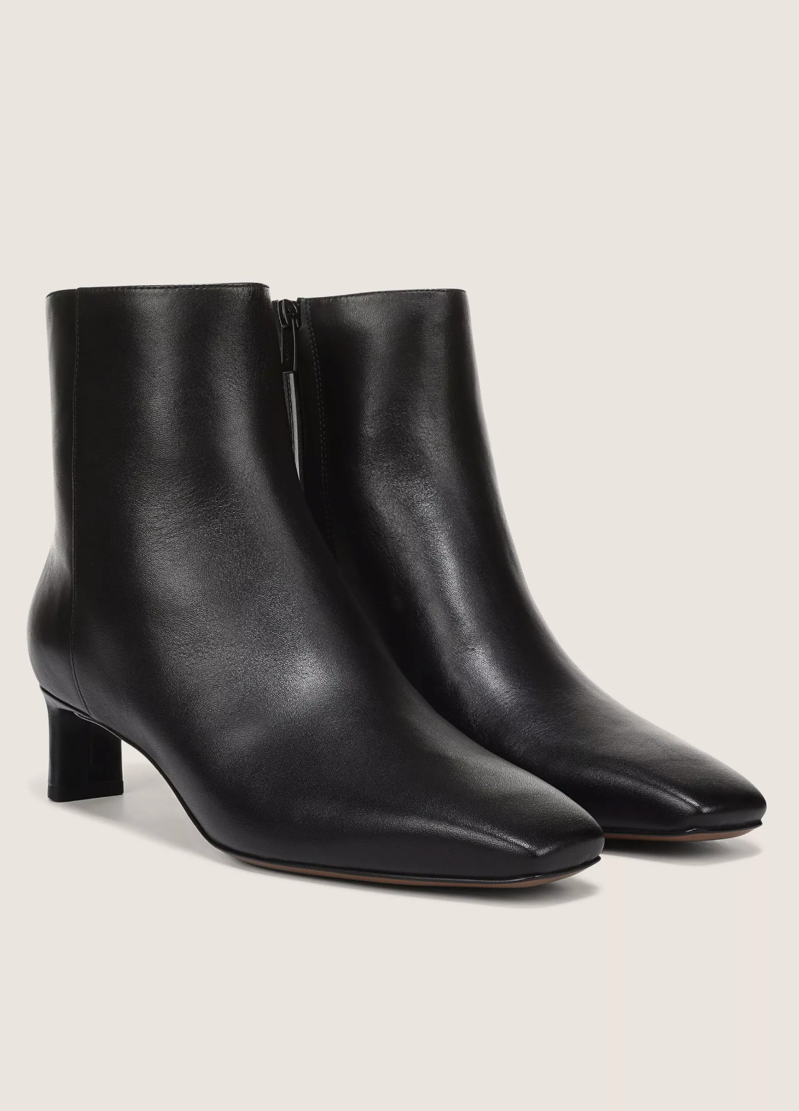 VINCE LILITH LEATHER ANKLE BOOT