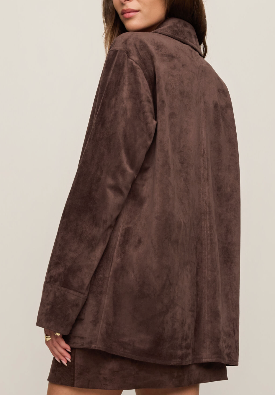 Z SUPPLY DECKER SUEDE CHORE COAT