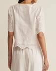 Z SUPPLY OCEANSIDE EMBROIDERED TOP