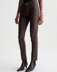 AG MARI MID-RISE SLIM STRAIGHT WAXED