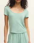 Z SUPPLY FLOWER MARKET SOFT KNIT TEE